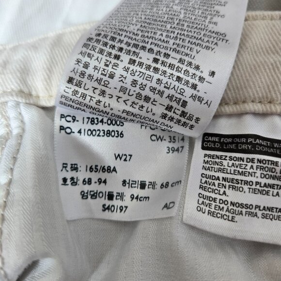 LEVI'S Beige Cuffed Pants  27 - Picture 4 of 4